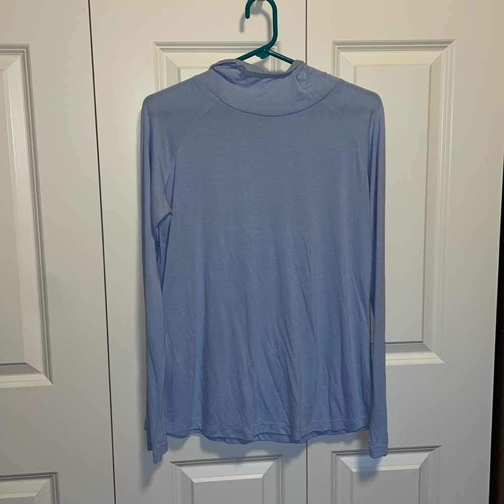 Free Fly Apparel Women's Long Sleeve Top in Light Blue